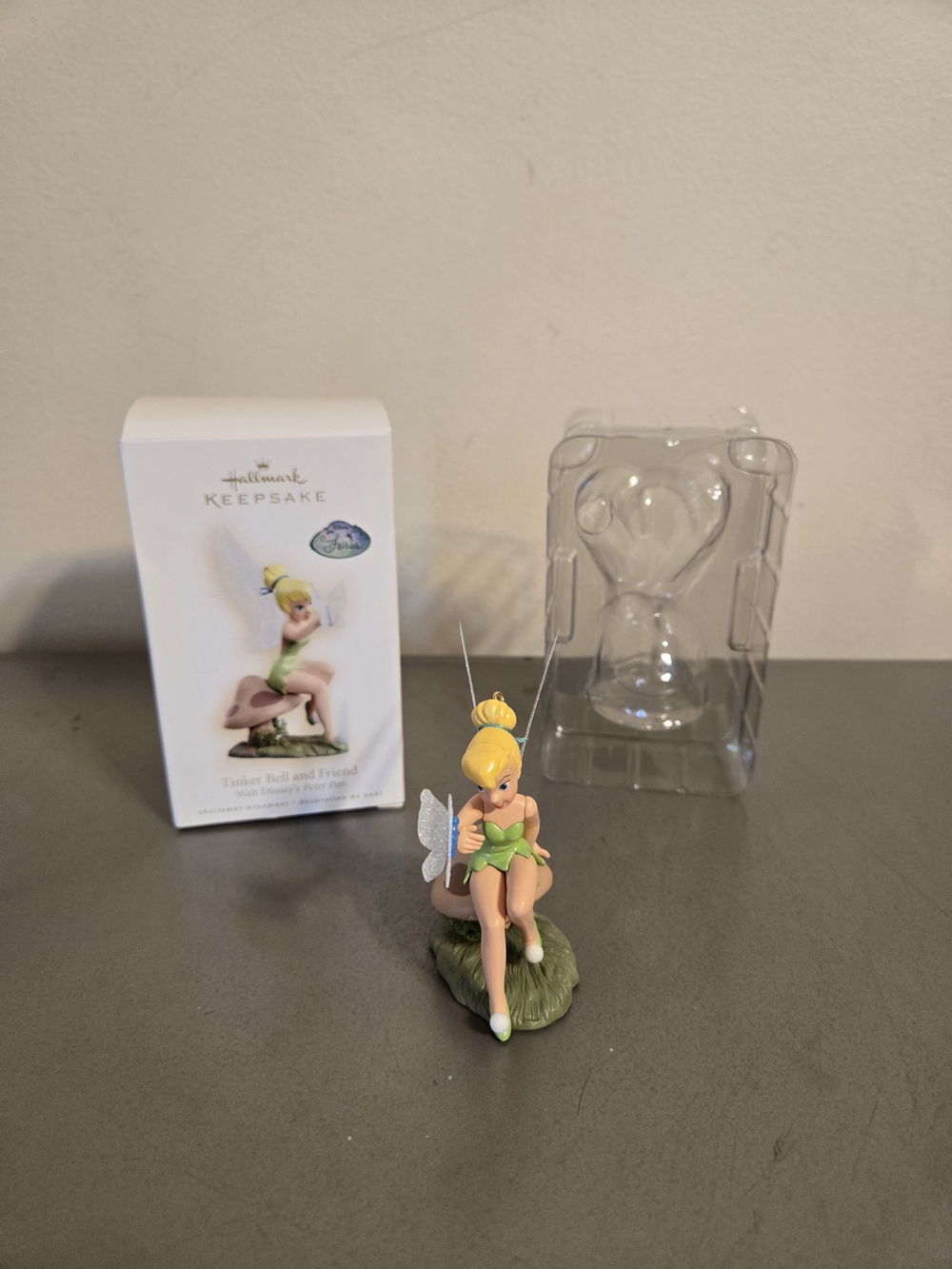 Vintage 2008 Hallmark Keepsake Ornament - Disney's Tinker Bell and Friend